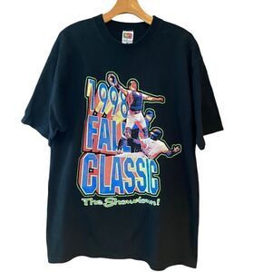 FOTL Vintage Single Stitch Sz L Black 1998 Basketball Fall Classic USA T-Shirt